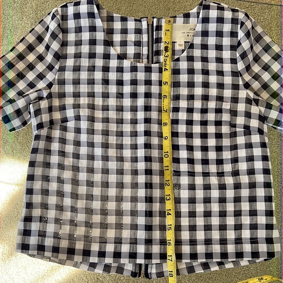 JOA Gingham Top - Picture 7 of 12